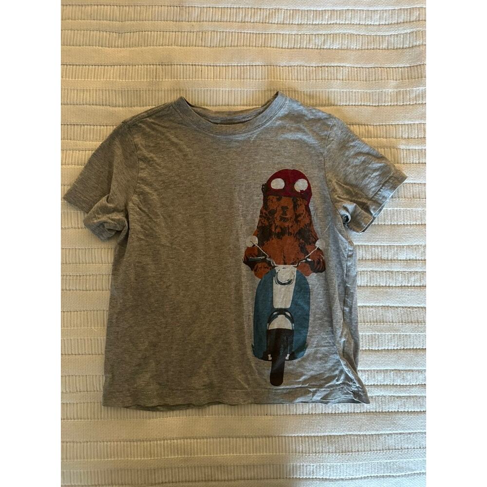 Hanna Andersson 130 (8) Short-Sleeved Bear Tee